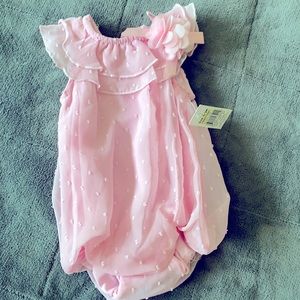 Baby Girl Pink Romper/Dress size 0-3 Months (NWT)